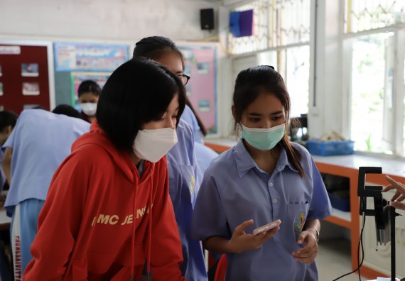 ภาพกิจกรรม  คณะวิทยาศาสตร์และเทคโนโลยี จัดค่ายวิทยาศาสตร์สัญจรโรงเรียนทุ่งทรายวิทยา