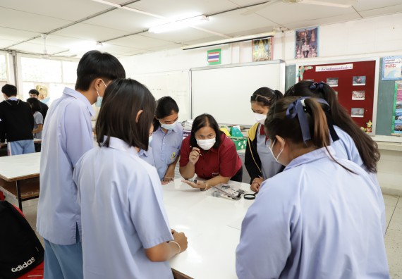 ภาพกิจกรรม  คณะวิทยาศาสตร์และเทคโนโลยี จัดค่ายวิทยาศาสตร์สัญจรโรงเรียนทุ่งทรายวิทยา
