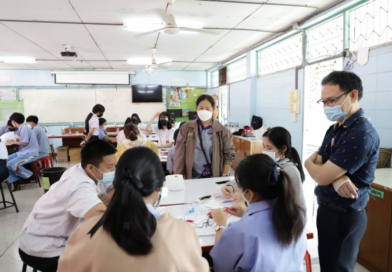 ภาพกิจกรรม  คณะวิทยาศาสตร์และเทคโนโลยี จัดค่ายวิทยาศาสตร์สัญจรโรงเรียนทุ่งทรายวิทยา
