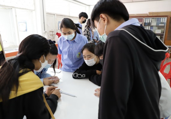ภาพกิจกรรม  คณะวิทยาศาสตร์และเทคโนโลยี จัดค่ายวิทยาศาสตร์สัญจรโรงเรียนทุ่งทรายวิทยา