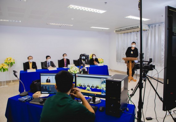 ภาพกิจกรรม  คณะวิทยาศาสตร์และเทคโนโลยี จัดพิธีลงนามความร่วมมือทางวิชาการคณะวิทยาศาสตร์และเทคโนโลยี กลุ่มมหาวิทยาลัยราชภัฏ 4 สถาบัน