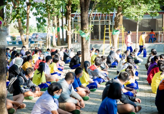 ภาพกิจกรรม  คณะวิทยาศาสตร์และเทคโนโลยี จัดค่ายวิทยาศาสตร์สัญจรโรงเรียนบ่อแก้ววิทยา 