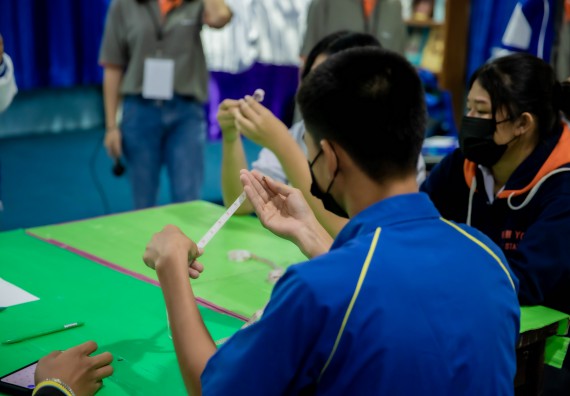 ภาพกิจกรรม  คณะวิทยาศาสตร์และเทคโนโลยี จัดค่ายวิทยาศาสตร์สัญจรโรงเรียนบ่อแก้ววิทยา 