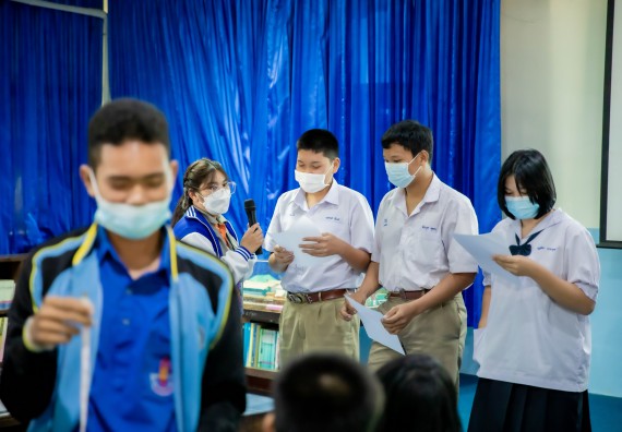 ภาพกิจกรรม  คณะวิทยาศาสตร์และเทคโนโลยี จัดค่ายวิทยาศาสตร์สัญจรโรงเรียนบ่อแก้ววิทยา 