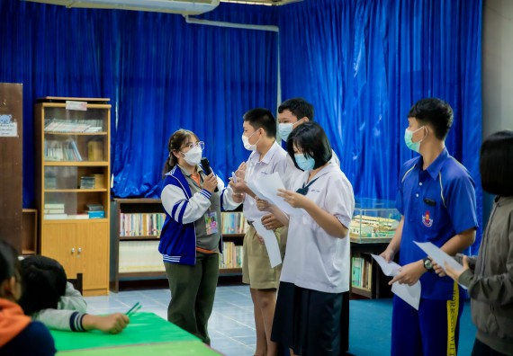 ภาพกิจกรรม  คณะวิทยาศาสตร์และเทคโนโลยี จัดค่ายวิทยาศาสตร์สัญจรโรงเรียนบ่อแก้ววิทยา 