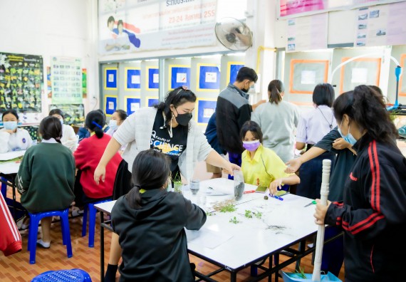 ภาพกิจกรรม  คณะวิทยาศาสตร์และเทคโนโลยี จัดค่ายวิทยาศาสตร์สัญจรโรงเรียนบ่อแก้ววิทยา 