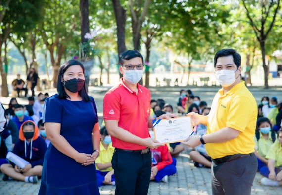 ภาพกิจกรรม  คณะวิทยาศาสตร์และเทคโนโลยี จัดค่ายวิทยาศาสตร์สัญจรโรงเรียนบ่อแก้ววิทยา 