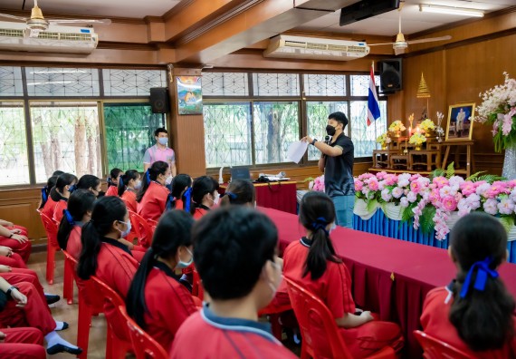 ภาพกิจกรรม  คณะวิทยาศาสตร์และเทคโนโลยี จัดค่ายวิทยาศาสตร์สัญจรโรงเรียนพรานกระต่ายพิทยาคม