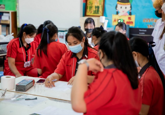 ภาพกิจกรรม  คณะวิทยาศาสตร์และเทคโนโลยี จัดค่ายวิทยาศาสตร์สัญจรโรงเรียนพรานกระต่ายพิทยาคม