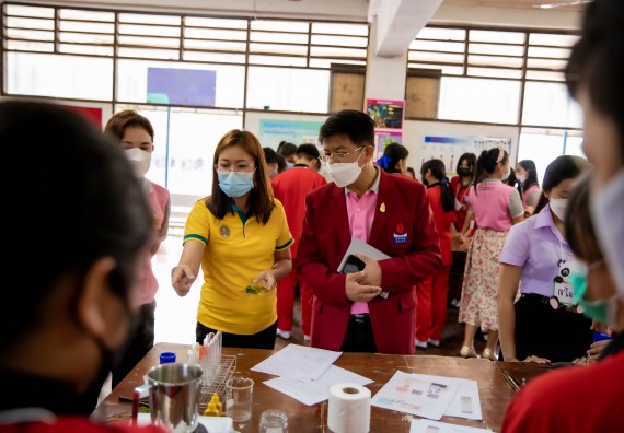 ภาพกิจกรรม  คณะวิทยาศาสตร์และเทคโนโลยี จัดค่ายวิทยาศาสตร์สัญจรโรงเรียนพรานกระต่ายพิทยาคม