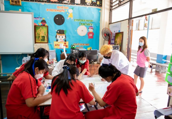 ภาพกิจกรรม  คณะวิทยาศาสตร์และเทคโนโลยี จัดค่ายวิทยาศาสตร์สัญจรโรงเรียนพรานกระต่ายพิทยาคม