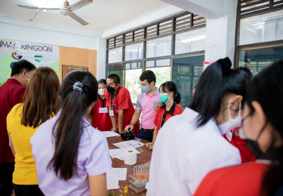 ภาพกิจกรรม  คณะวิทยาศาสตร์และเทคโนโลยี จัดค่ายวิทยาศาสตร์สัญจรโรงเรียนพรานกระต่ายพิทยาคม