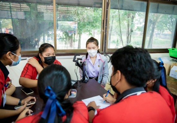 ภาพกิจกรรม  คณะวิทยาศาสตร์และเทคโนโลยี จัดค่ายวิทยาศาสตร์สัญจรโรงเรียนพรานกระต่ายพิทยาคม