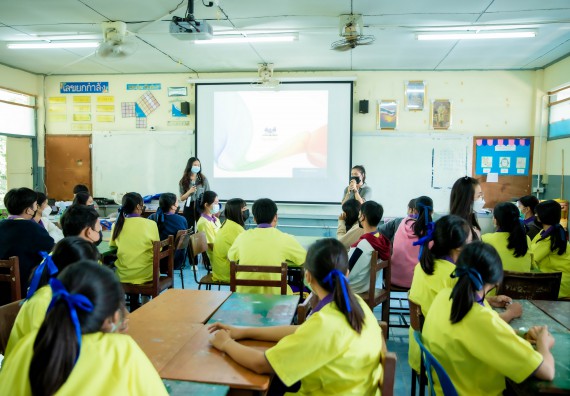 ภาพกิจกรรม  คณะวิทยาศาสตร์และเทคโนโลยี จัดค่ายวิทยาศาสตร์สัญจรโรงเรียนทุ่งโพธิ์ทะเลพิทยา