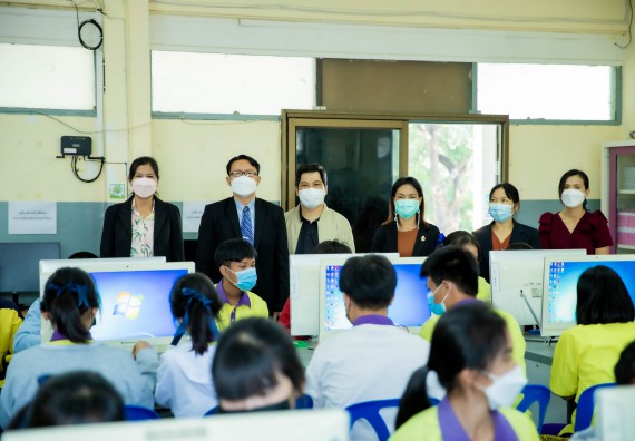 ภาพกิจกรรม  คณะวิทยาศาสตร์และเทคโนโลยี จัดค่ายวิทยาศาสตร์สัญจรโรงเรียนทุ่งโพธิ์ทะเลพิทยา