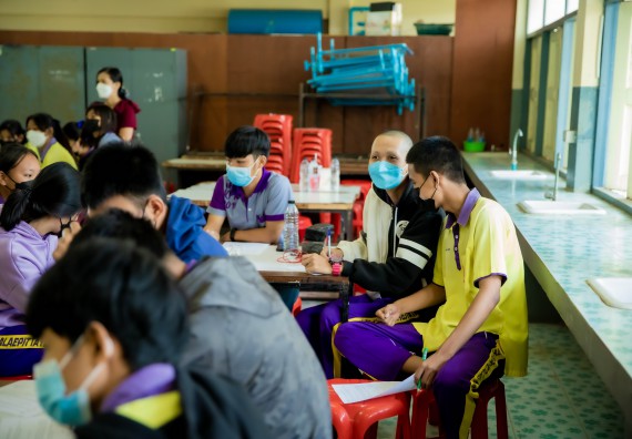 ภาพกิจกรรม  คณะวิทยาศาสตร์และเทคโนโลยี จัดค่ายวิทยาศาสตร์สัญจรโรงเรียนทุ่งโพธิ์ทะเลพิทยา