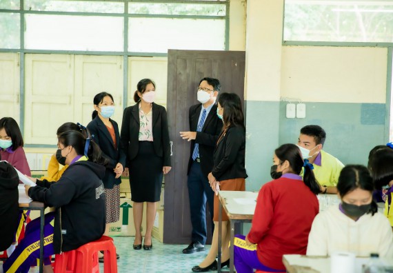 ภาพกิจกรรม  คณะวิทยาศาสตร์และเทคโนโลยี จัดค่ายวิทยาศาสตร์สัญจรโรงเรียนทุ่งโพธิ์ทะเลพิทยา