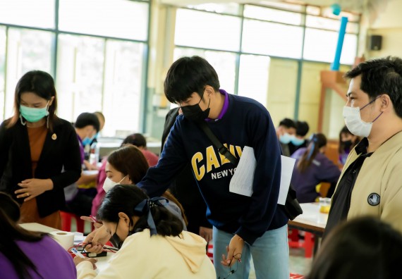 ภาพกิจกรรม  คณะวิทยาศาสตร์และเทคโนโลยี จัดค่ายวิทยาศาสตร์สัญจรโรงเรียนทุ่งโพธิ์ทะเลพิทยา