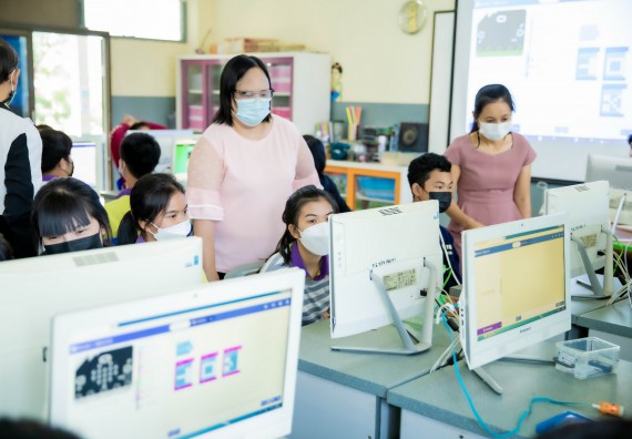 ภาพกิจกรรม  คณะวิทยาศาสตร์และเทคโนโลยี จัดค่ายวิทยาศาสตร์สัญจรโรงเรียนทุ่งโพธิ์ทะเลพิทยา