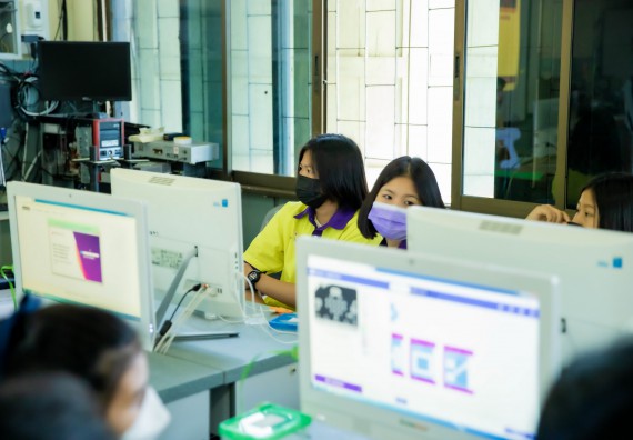 ภาพกิจกรรม  คณะวิทยาศาสตร์และเทคโนโลยี จัดค่ายวิทยาศาสตร์สัญจรโรงเรียนทุ่งโพธิ์ทะเลพิทยา