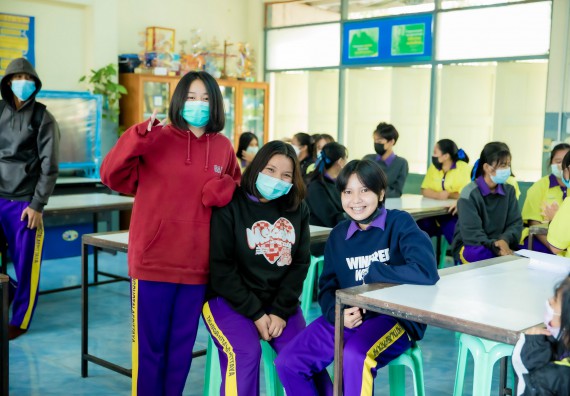 ภาพกิจกรรม  คณะวิทยาศาสตร์และเทคโนโลยี จัดค่ายวิทยาศาสตร์สัญจรโรงเรียนทุ่งโพธิ์ทะเลพิทยา