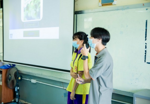 ภาพกิจกรรม  คณะวิทยาศาสตร์และเทคโนโลยี จัดค่ายวิทยาศาสตร์สัญจรโรงเรียนทุ่งโพธิ์ทะเลพิทยา