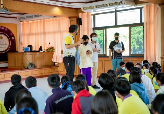 ภาพกิจกรรม  คณะวิทยาศาสตร์และเทคโนโลยี จัดค่ายวิทยาศาสตร์สัญจรโรงเรียนทุ่งโพธิ์ทะเลพิทยา