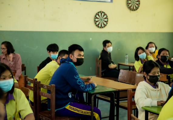 ภาพกิจกรรม  คณะวิทยาศาสตร์และเทคโนโลยี จัดค่ายวิทยาศาสตร์สัญจรโรงเรียนทุ่งโพธิ์ทะเลพิทยา