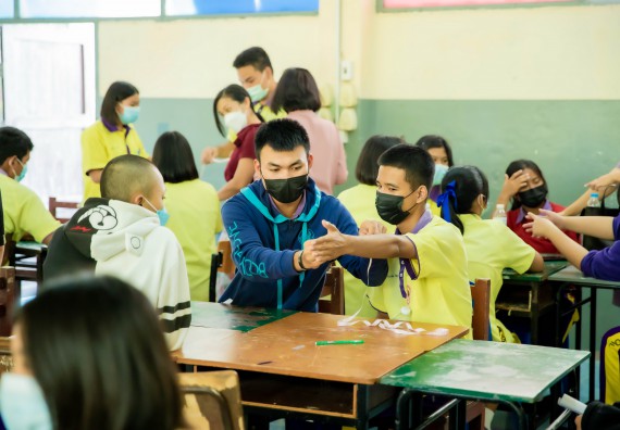 ภาพกิจกรรม  คณะวิทยาศาสตร์และเทคโนโลยี จัดค่ายวิทยาศาสตร์สัญจรโรงเรียนทุ่งโพธิ์ทะเลพิทยา