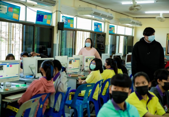 ภาพกิจกรรม  คณะวิทยาศาสตร์และเทคโนโลยี จัดค่ายวิทยาศาสตร์สัญจรโรงเรียนทุ่งโพธิ์ทะเลพิทยา