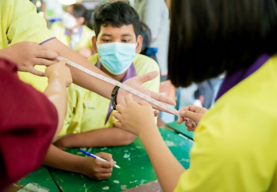 ภาพกิจกรรม  คณะวิทยาศาสตร์และเทคโนโลยี จัดค่ายวิทยาศาสตร์สัญจรโรงเรียนทุ่งโพธิ์ทะเลพิทยา