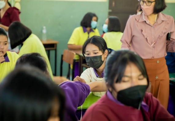 ภาพกิจกรรม  คณะวิทยาศาสตร์และเทคโนโลยี จัดค่ายวิทยาศาสตร์สัญจรโรงเรียนทุ่งโพธิ์ทะเลพิทยา