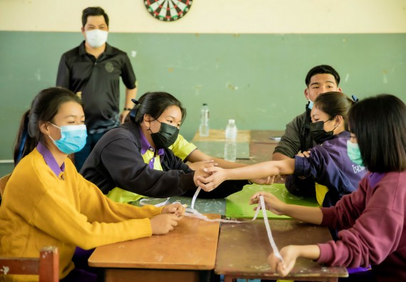 ภาพกิจกรรม  คณะวิทยาศาสตร์และเทคโนโลยี จัดค่ายวิทยาศาสตร์สัญจรโรงเรียนทุ่งโพธิ์ทะเลพิทยา