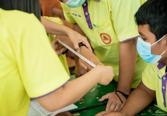 ภาพกิจกรรม  คณะวิทยาศาสตร์และเทคโนโลยี จัดค่ายวิทยาศาสตร์สัญจรโรงเรียนทุ่งโพธิ์ทะเลพิทยา