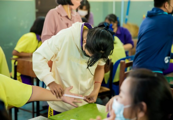 ภาพกิจกรรม  คณะวิทยาศาสตร์และเทคโนโลยี จัดค่ายวิทยาศาสตร์สัญจรโรงเรียนทุ่งโพธิ์ทะเลพิทยา