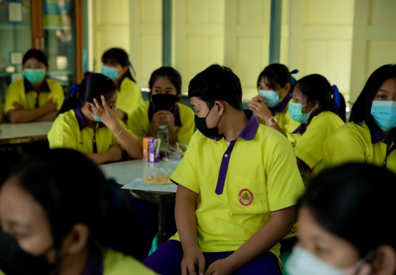 ภาพกิจกรรม  คณะวิทยาศาสตร์และเทคโนโลยี จัดค่ายวิทยาศาสตร์สัญจรโรงเรียนทุ่งโพธิ์ทะเลพิทยา