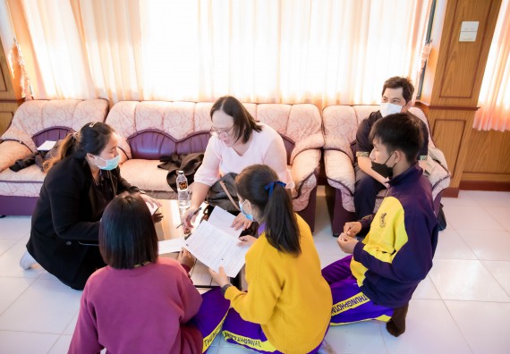 ภาพกิจกรรม  คณะวิทยาศาสตร์และเทคโนโลยี จัดค่ายวิทยาศาสตร์สัญจรโรงเรียนทุ่งโพธิ์ทะเลพิทยา