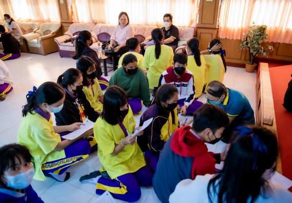 ภาพกิจกรรม  คณะวิทยาศาสตร์และเทคโนโลยี จัดค่ายวิทยาศาสตร์สัญจรโรงเรียนทุ่งโพธิ์ทะเลพิทยา