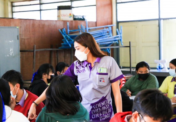 ภาพกิจกรรม  คณะวิทยาศาสตร์และเทคโนโลยี จัดค่ายวิทยาศาสตร์สัญจรโรงเรียนทุ่งโพธิ์ทะเลพิทยา