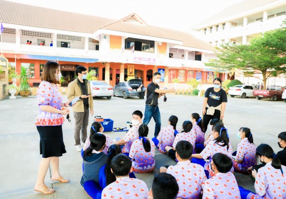 ภาพกิจกรรม   คณะวิทยาศาสตร์และเทคโนโลยี จัดค่ายวิทยาศาสตร์สัญจรโรงเรียนเฉลิมพระเกียรติสมเด็จพระศรีนครินทร์ กำแพงเพชร ฯ