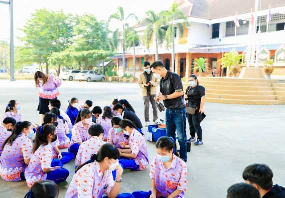 ภาพกิจกรรม   คณะวิทยาศาสตร์และเทคโนโลยี จัดค่ายวิทยาศาสตร์สัญจรโรงเรียนเฉลิมพระเกียรติสมเด็จพระศรีนครินทร์ กำแพงเพชร ฯ