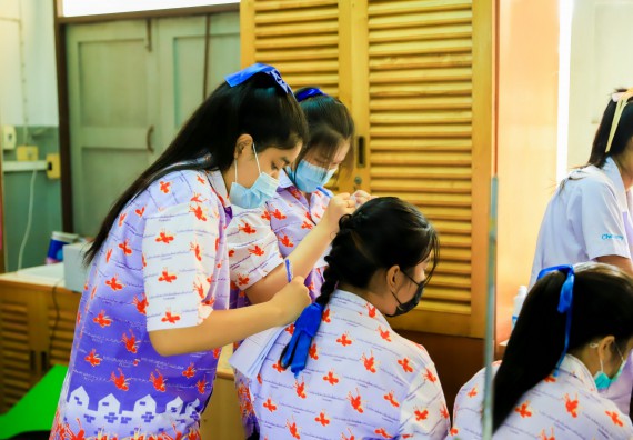 ภาพกิจกรรม   คณะวิทยาศาสตร์และเทคโนโลยี จัดค่ายวิทยาศาสตร์สัญจรโรงเรียนเฉลิมพระเกียรติสมเด็จพระศรีนครินทร์ กำแพงเพชร ฯ