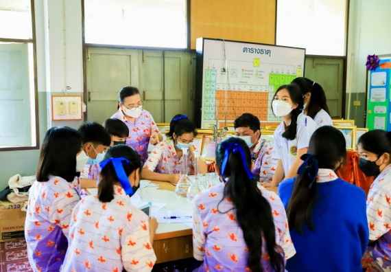 ภาพกิจกรรม   คณะวิทยาศาสตร์และเทคโนโลยี จัดค่ายวิทยาศาสตร์สัญจรโรงเรียนเฉลิมพระเกียรติสมเด็จพระศรีนครินทร์ กำแพงเพชร ฯ