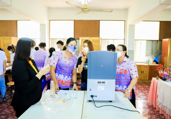 ภาพกิจกรรม   คณะวิทยาศาสตร์และเทคโนโลยี จัดค่ายวิทยาศาสตร์สัญจรโรงเรียนเฉลิมพระเกียรติสมเด็จพระศรีนครินทร์ กำแพงเพชร ฯ