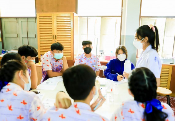 ภาพกิจกรรม   คณะวิทยาศาสตร์และเทคโนโลยี จัดค่ายวิทยาศาสตร์สัญจรโรงเรียนเฉลิมพระเกียรติสมเด็จพระศรีนครินทร์ กำแพงเพชร ฯ