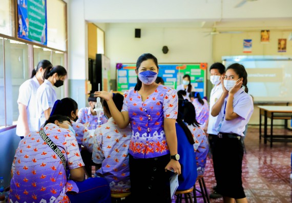 ภาพกิจกรรม   คณะวิทยาศาสตร์และเทคโนโลยี จัดค่ายวิทยาศาสตร์สัญจรโรงเรียนเฉลิมพระเกียรติสมเด็จพระศรีนครินทร์ กำแพงเพชร ฯ
