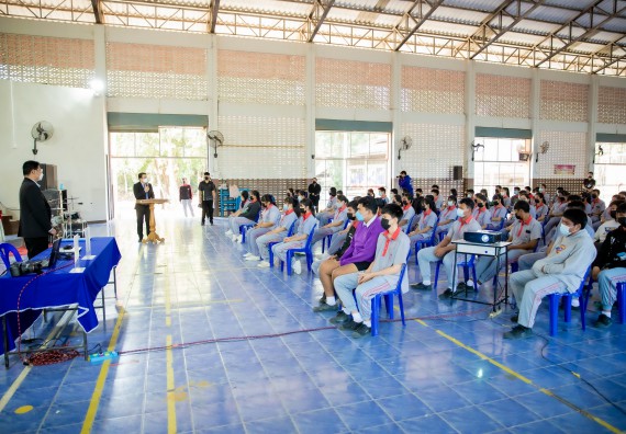 ภาพกิจกรรม  คณะวิทยาศาสตร์และเทคโนโลยี จัดค่ายวิทยาศาสตร์สัญจรโรงเรียนสักงามวิทยา
