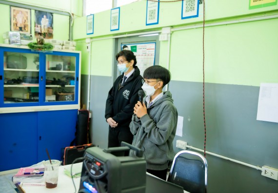 ภาพกิจกรรม  คณะวิทยาศาสตร์และเทคโนโลยี จัดค่ายวิทยาศาสตร์สัญจรโรงเรียนสักงามวิทยา