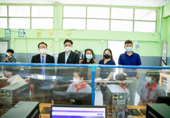 ภาพกิจกรรม  คณะวิทยาศาสตร์และเทคโนโลยี จัดค่ายวิทยาศาสตร์สัญจรโรงเรียนสักงามวิทยา