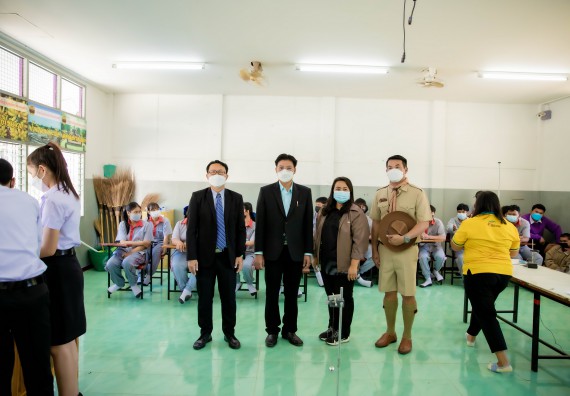 ภาพกิจกรรม  คณะวิทยาศาสตร์และเทคโนโลยี จัดค่ายวิทยาศาสตร์สัญจรโรงเรียนสักงามวิทยา